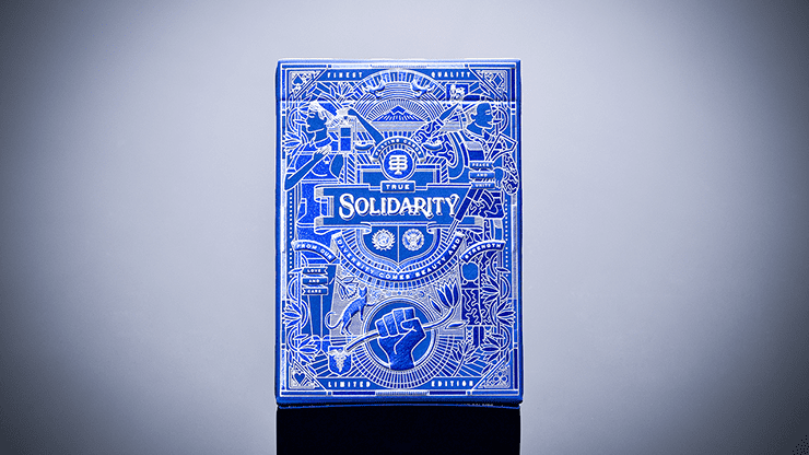 (image for) Solidarity (Navy Blue) Playing Cards By Riffle Shuffle - Click Image to Close