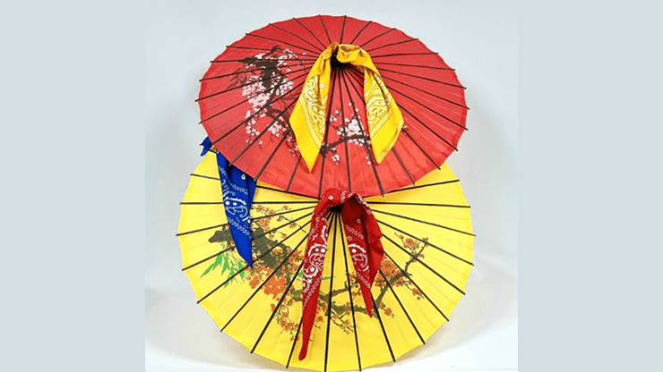 (image for) Umbrella From Bandana Set (random color for umbrella) by JL Magic - Trick - Click Image to Close