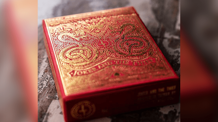 (image for) Blood Red Edition V3 Playing Cards by Joker and the Thief - Click Image to Close