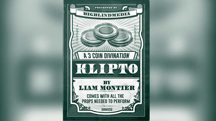(image for) BIGBLINDMEDIA Presents Klipto - A 3 Coin Divination (Gimmicks and Online Instructions) by Liam Montier - Trick - Click Image to Close