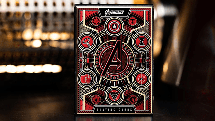 (image for) Avengers: Red Edition Playing Cards by theory11 - Click Image to Close