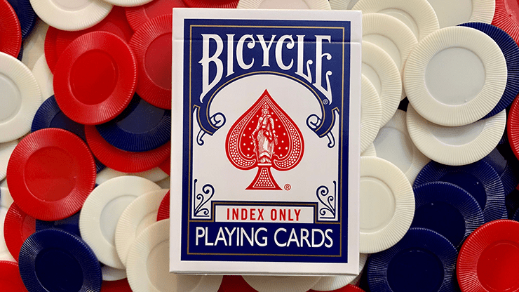 (image for) Bicycle Index Only Blue Playing Cards - Click Image to Close