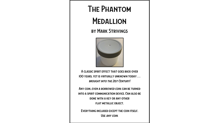 (image for) PHANTOM MEDALION by Mark Strivings - Trick - Click Image to Close