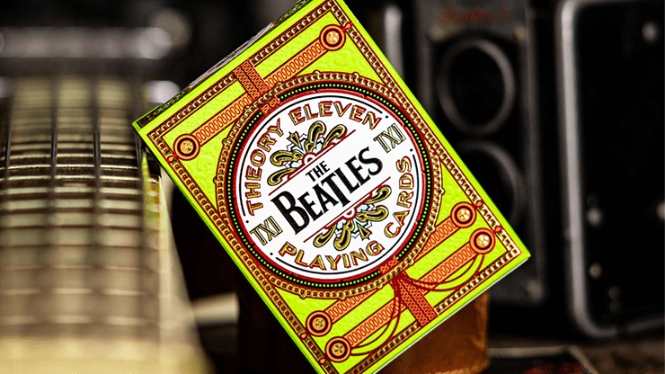 (image for) The Beatles (Green) Playing Cards by theory11 - Click Image to Close