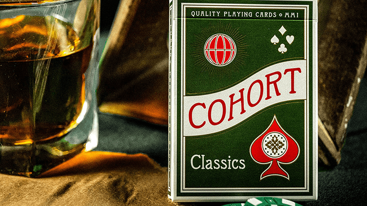 (image for) Green Cohorts (Luxury-pressed E7) Playing Cards - Click Image to Close