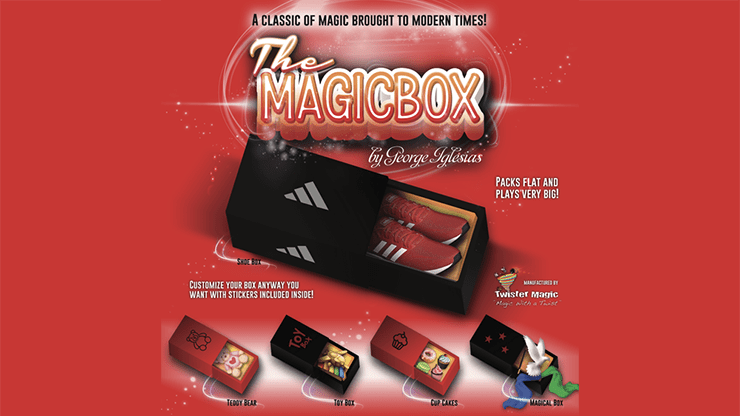(image for) MAGIC BOX BLACK Large by George Iglesias and Twister Magic - Trick - Click Image to Close