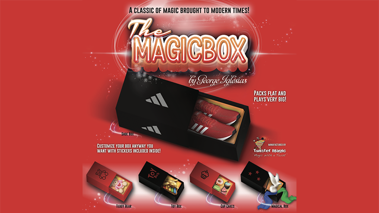 (image for) MAGIC BOX BLACK Medium by George Iglesias and Twister Magic - Trick - Click Image to Close