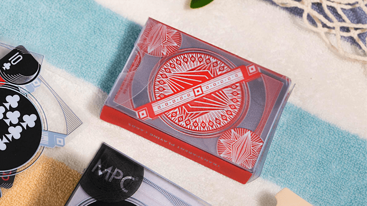 (image for) Red Transparent Playing Cards by MPC - Click Image to Close