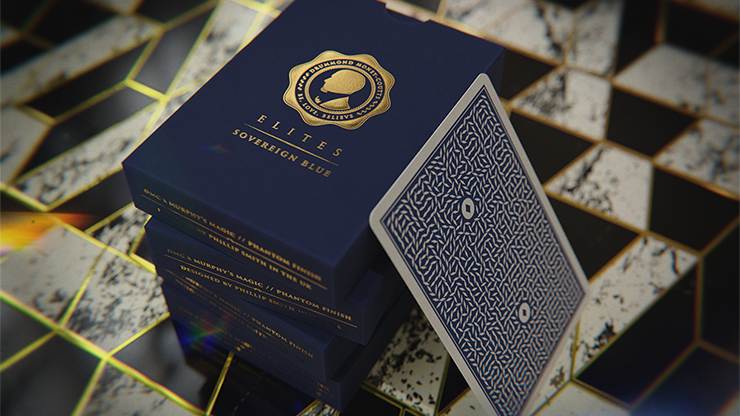 (image for) DMC ELITES: V4 Sovereign Blue Playing Cards - Click Image to Close