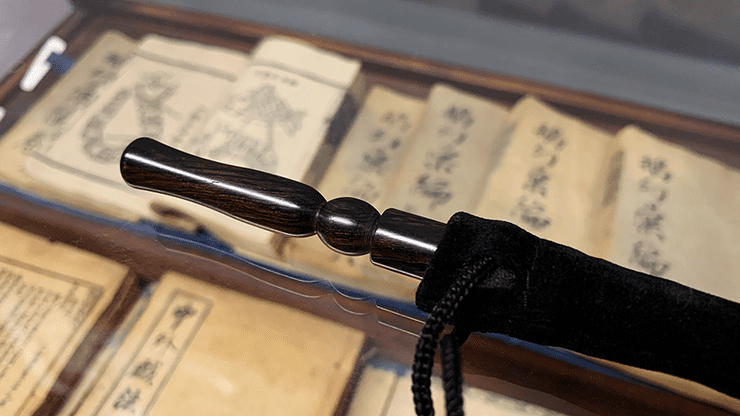 (image for) Wooden wand PRO (Standard Black) by Harry He & Bacon Magic - Trick - Click Image to Close