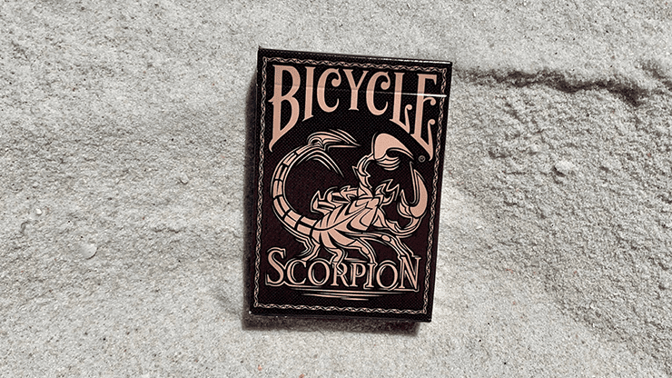(image for) Gilded Bicycle Scorpion (Brown) Playing Cards - Click Image to Close