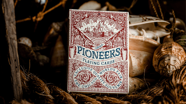 (image for) Pioneers (Red) Playing Cards - Click Image to Close