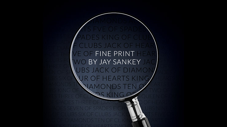 (image for) Fine Print by Jay Sankey presented by Nick Locapo (14 GIMMICKS INCLUDED) - Trick - Click Image to Close