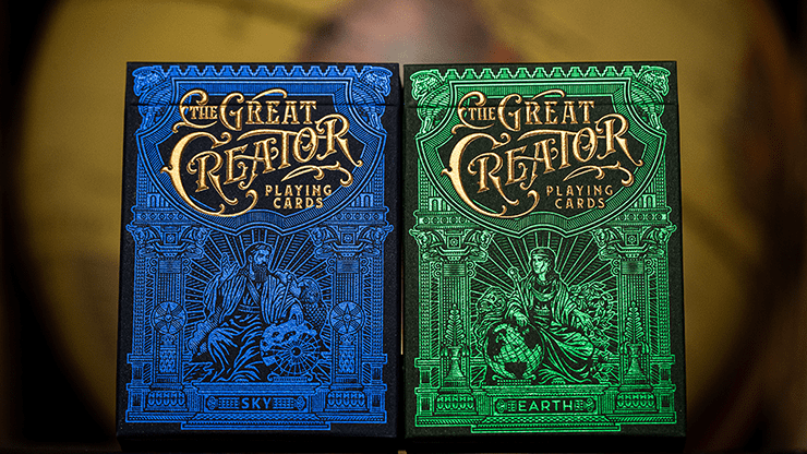 (image for) The Great Creator: Earth Edition Playing Cards by Riffle Shuffle - Click Image to Close