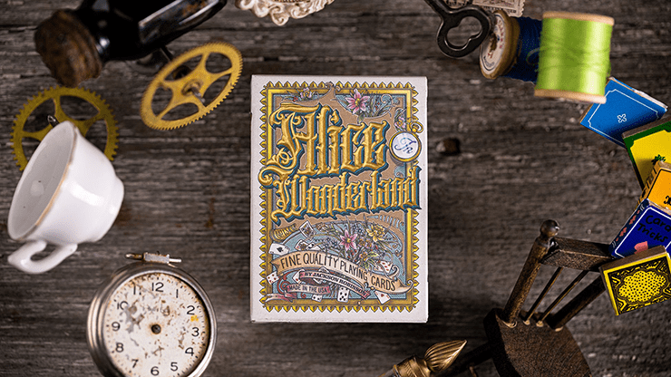(image for) Alice in Wonderland Playing Cards by Kings Wild - Click Image to Close