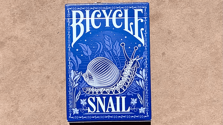 (image for) Bicycle Snail (Blue) Playing Cards - Click Image to Close
