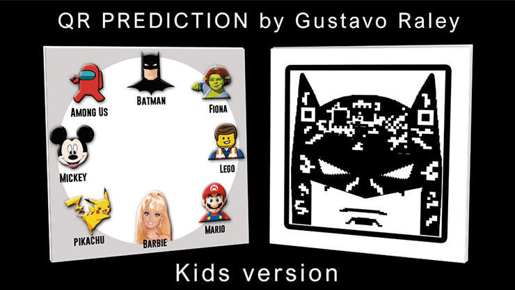 (image for) QR PREDICTION BATMAN (Gimmicks and Online Instructions) by Gustavo Raley - Trick - Click Image to Close