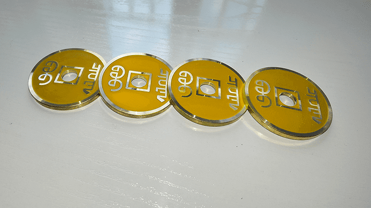 (image for) CHINESE COIN YELLOW by N2G - Trick - Click Image to Close