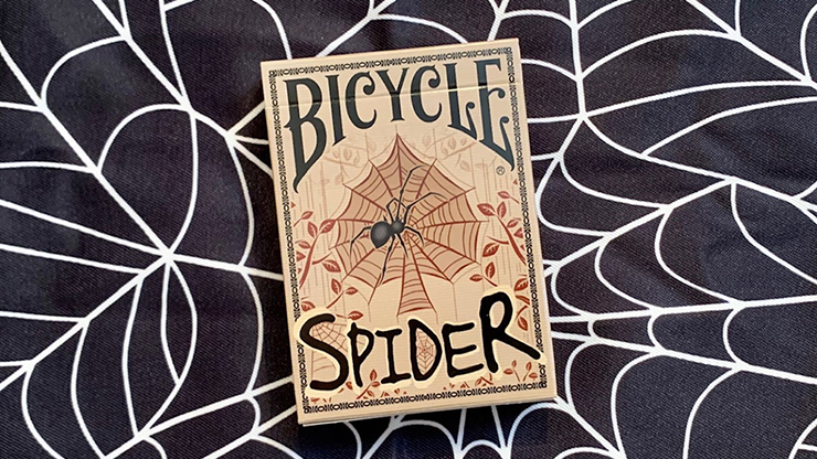 (image for) Bicycle Spider (Tan) Playing Cards - Click Image to Close