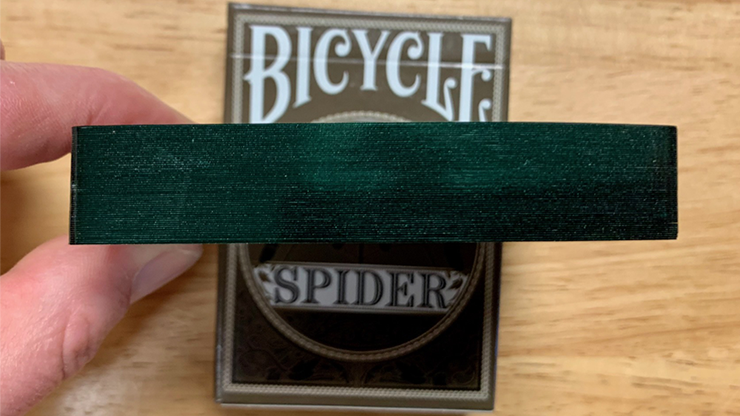 (image for) Gilded Bicycle Spider (Green) Playing Cards - Click Image to Close