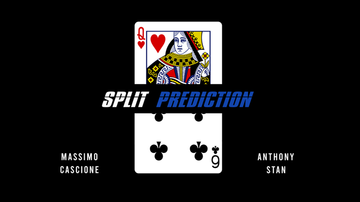 (image for) Split Prediction Blue (Gimmicks and online instructions) by Massimo Cascione & Anthony Stan - Trick