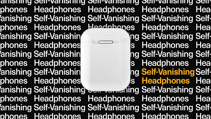 (image for) Self Vanishing Headphones by Ellusionist - Click Image to Close