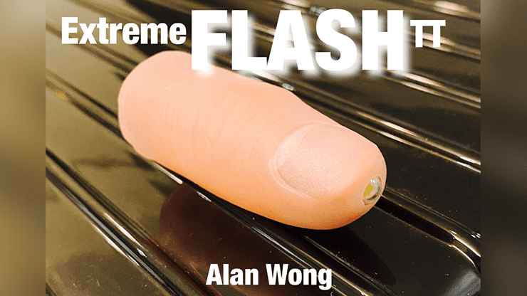 (image for) EXTREME FLASH THUMB TIP / WHITE by Alan Wong - Trick - Click Image to Close