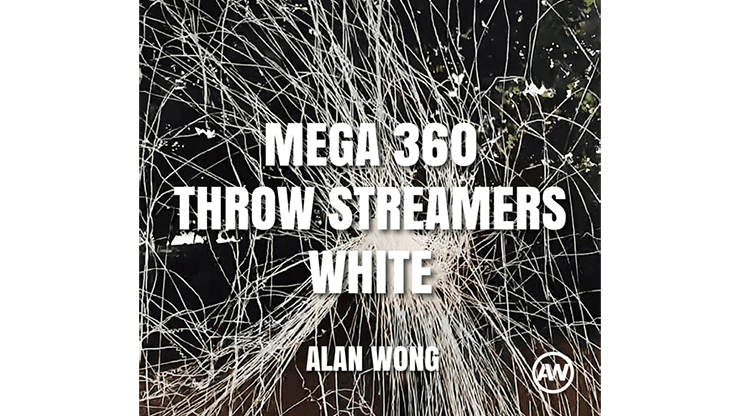 (image for) MEGA 360 Throw Streamers WHITE by Alan Wong - Trick
