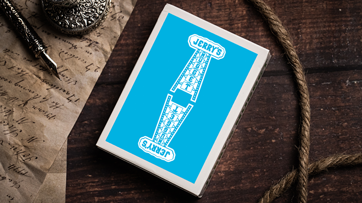 (image for) Jerry's Nugget (Icey Blue) Marked Monotone Playing Cards