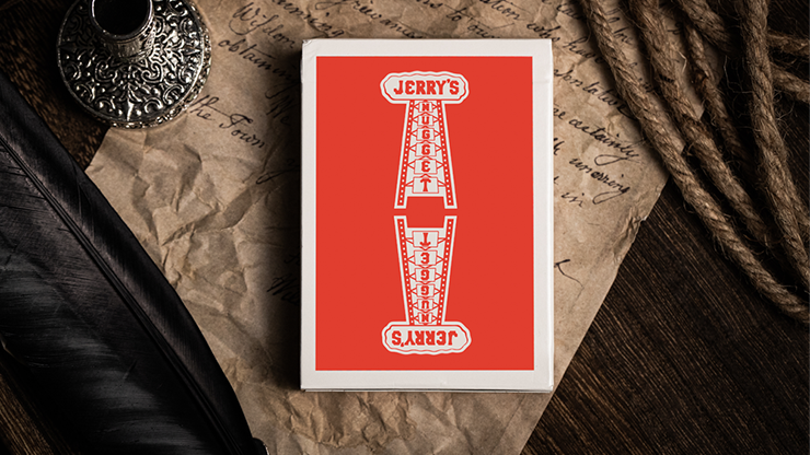 (image for) Jerry's Nugget (Atomic Red) Marked Monotone Playing Cards - Click Image to Close
