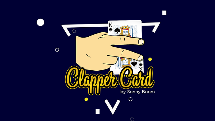 (image for) CLAPPER CARD (Gimmicks and Online Instructions) by Sonny Boom - Trick - Click Image to Close