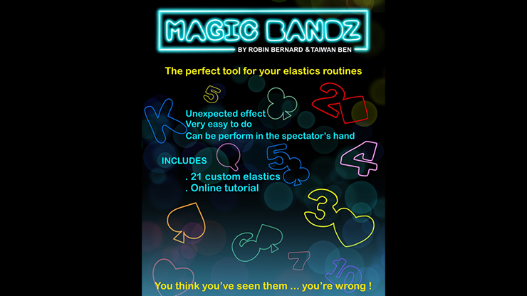(image for) Magic Bandz by Robin Bernard and Taiwan Ben (Gimmicks and Online Instructions) - Trick - Click Image to Close