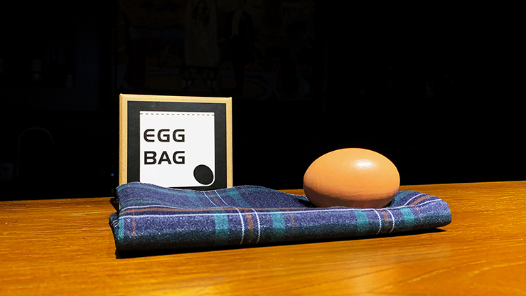 (image for) EGG BAG BLUE PLAID by Bacon Magic - Trick