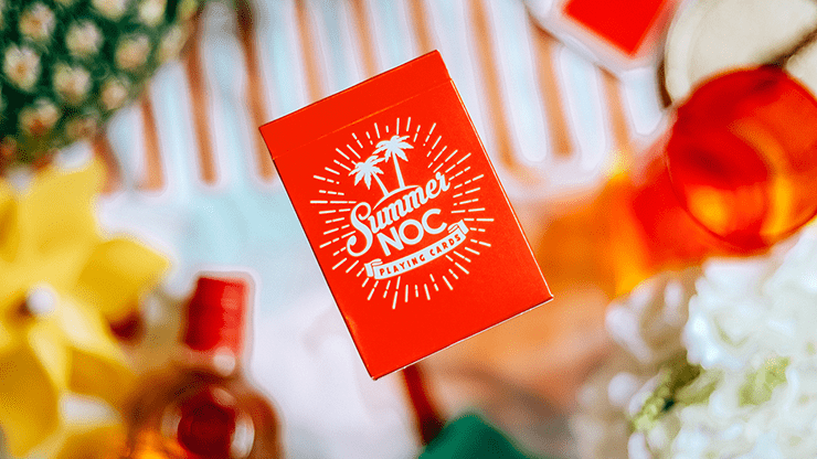 (image for) Summer NOC Pro Sunset (Orange) Playing Cards - Click Image to Close