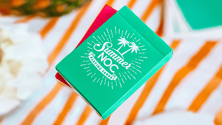 (image for) Summer NOC Pro Sunrise (Teal) Playing Cards - Click Image to Close