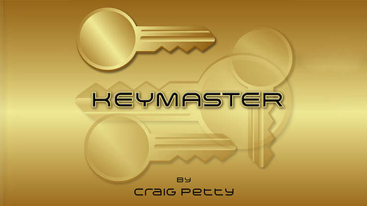 (image for) Keymaster Brass (Gimmicks and Online Instructions) by Craig Petty - Trick - Click Image to Close