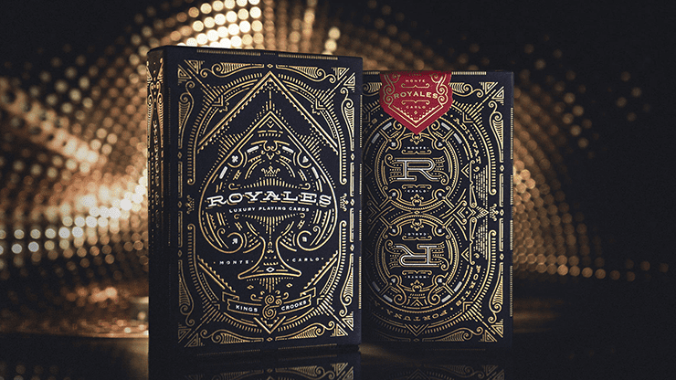 (image for) Royales (Midnight Blue) Playing Cards by Kings and Crooks - Click Image to Close