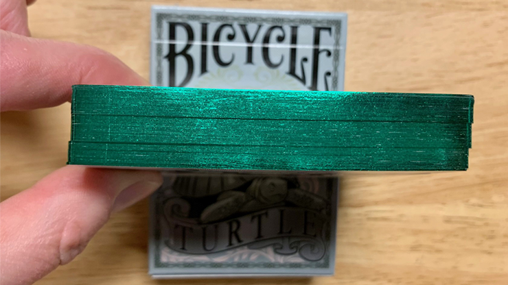 (image for) Gilded Bicycle Turtle (Land) Playing Cards