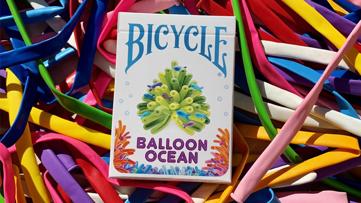 (image for) Bicycle Balloon (Ocean) Playing Cards - Click Image to Close