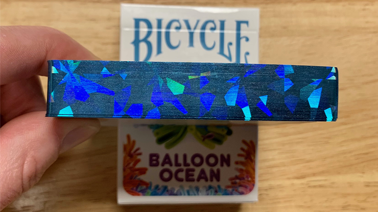 (image for) Gilded Bicycle Balloon (Ocean) Playing Cards - Click Image to Close