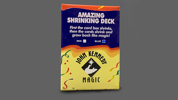 (image for) Amazing Shrinking Deck BLUE by John Kennedy Magic - Trick - Click Image to Close