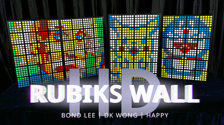 (image for) RUBIKS WALL HD Complete Set (Gimmicks and Online Instructions) by Bond Lee - Trick - Click Image to Close