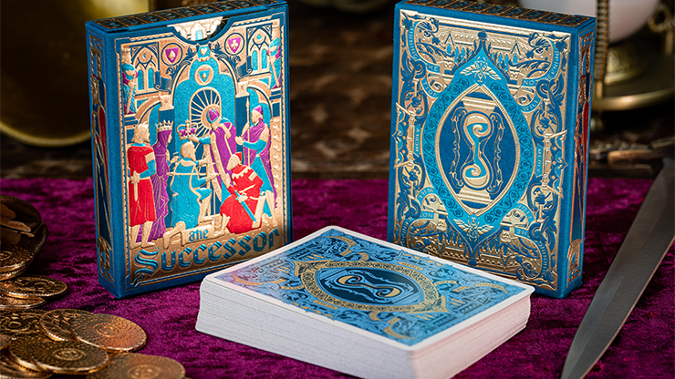 (image for) The Successor Royal Blue Edition Playing Cards - Click Image to Close