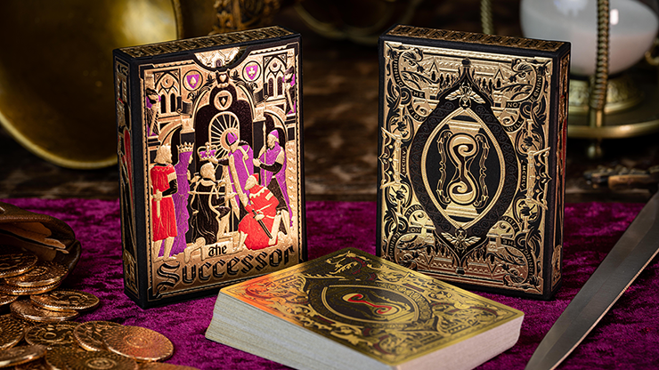 (image for) The Successor Imperial Black Limited Edition Playing Cards - Click Image to Close