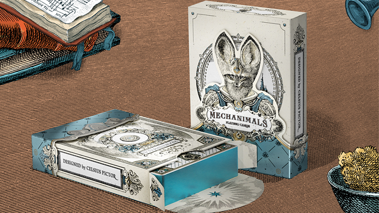 (image for) Mechanimals Deluxe Edition (Gilded) Playing Cards - Click Image to Close