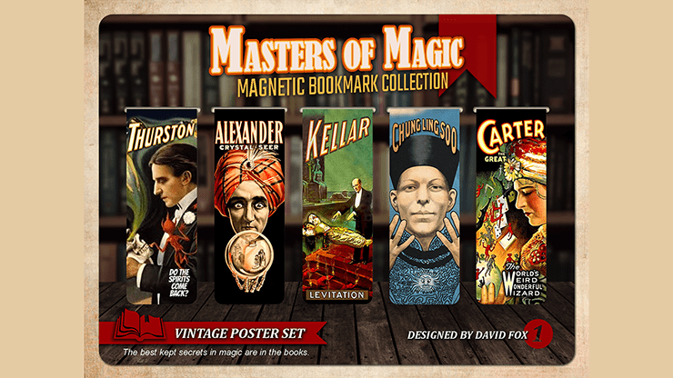 (image for) Masters of Magic Bookmarks Set 1. by David Fox - Trick - Click Image to Close