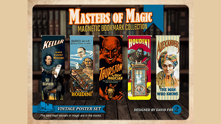 (image for) Masters of Magic Bookmarks Set 2. by David Fox - Trick - Click Image to Close