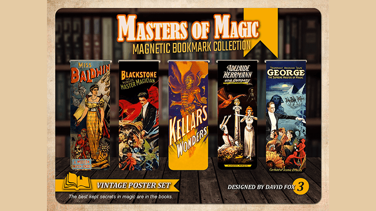 (image for) Masters of Magic Bookmarks Set 3. by David Fox - Trick - Click Image to Close