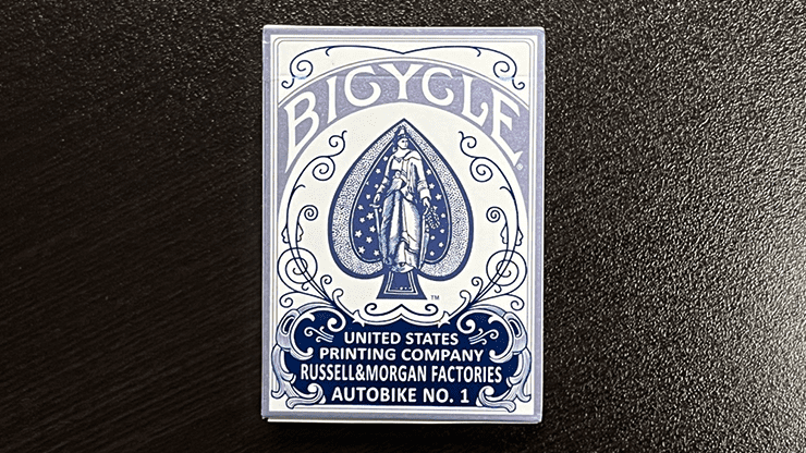 (image for) Bicycle Foil AutoBike No. 1 (Blue) Playing Cards - Click Image to Close