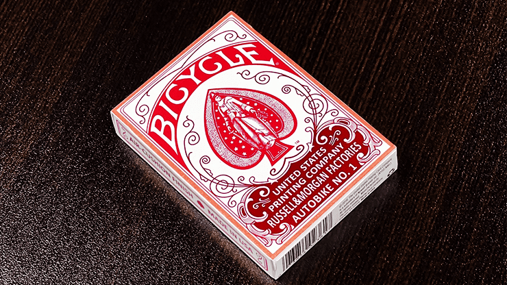 (image for) Bicycle Foil AutoBike No. 1 (Red) Playing Cards - Click Image to Close